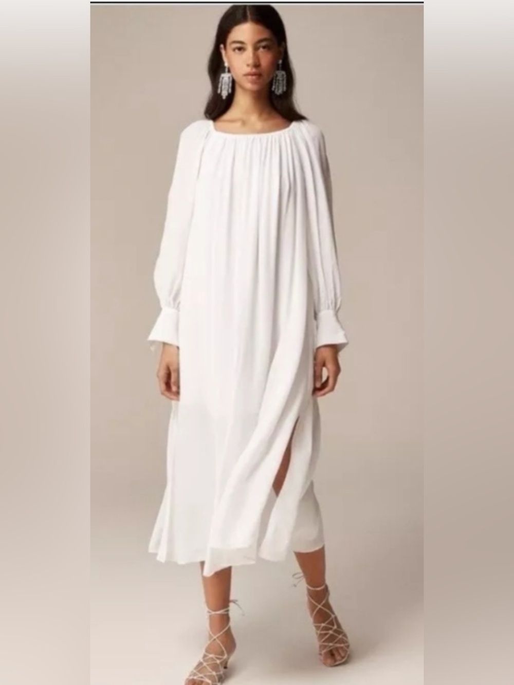 J crew Collection sheer maxi dress